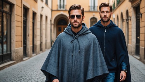 Poncho & cape pour homme : élégance et confort au quotidien
